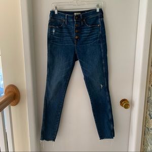 Madewell 10” High-Rise Skinny Jeans SZ 28